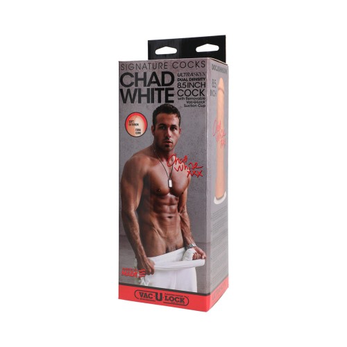 Signature Cocks Chad White Pene ULTRASKYN de 8.5 Pulgadas para Placer Realista