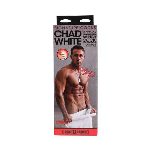 Signature Cocks Chad White 8.5 Inch ULTRASKYN Cock for Lifelike Pleasure