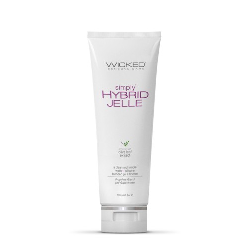 Lubricante Wicked Simply Hybrid Jelle 4 oz.