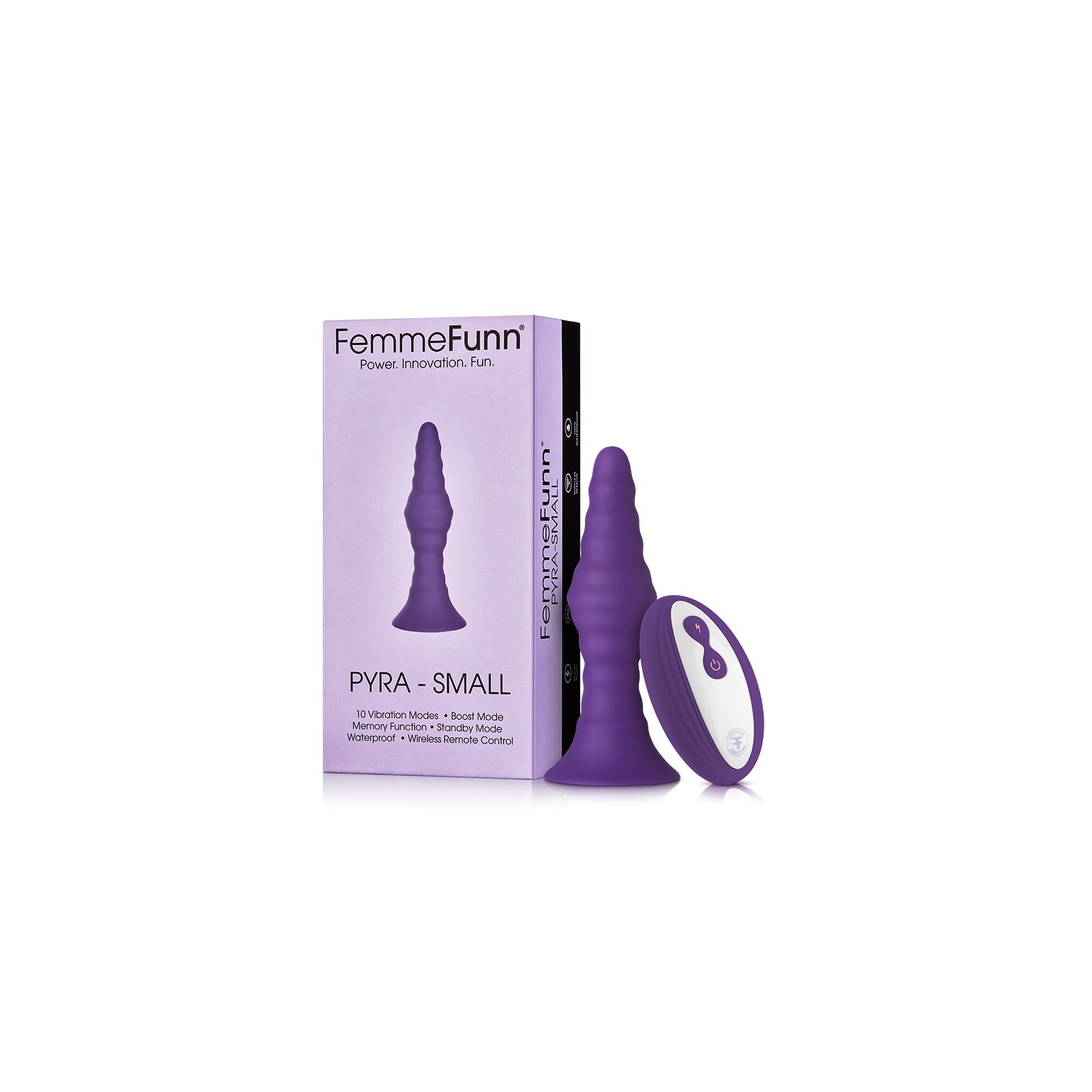 FemmeFunn Small Vibrating Anal Plug Purple