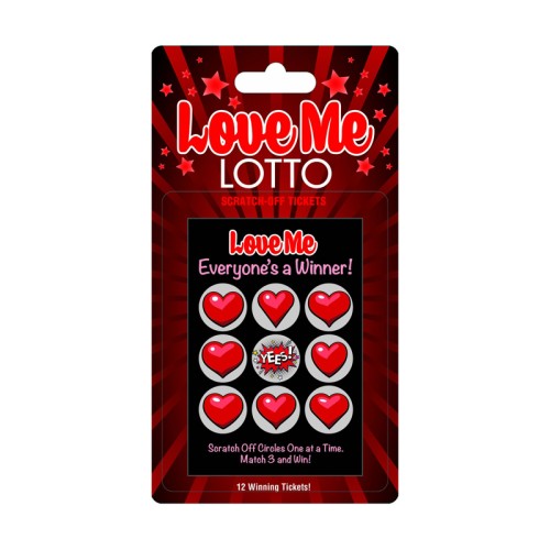 Love Me Lotto Scratch-Off Tickets