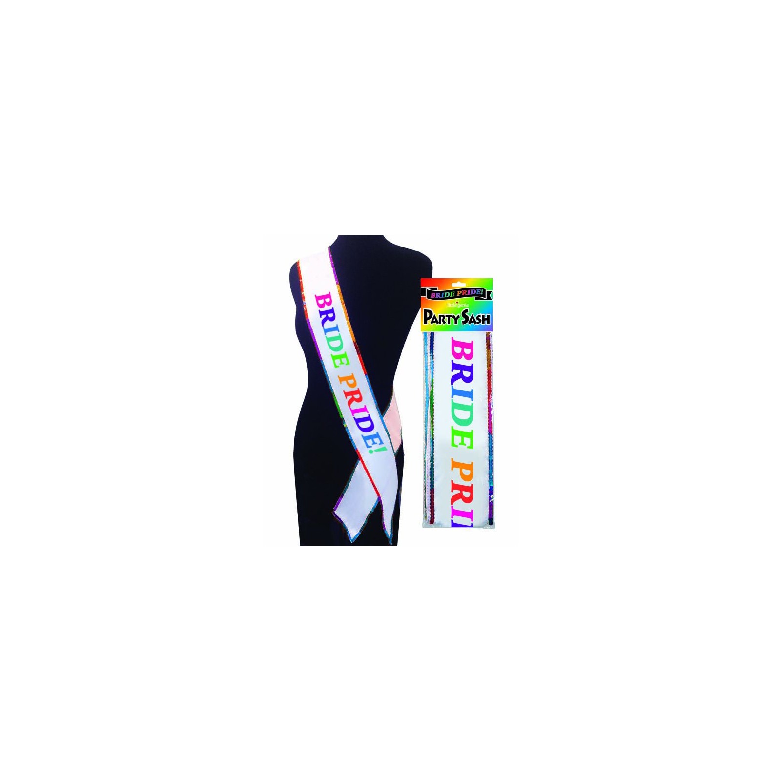 Bride Pride Celebration Sash - Vibrant Accessory