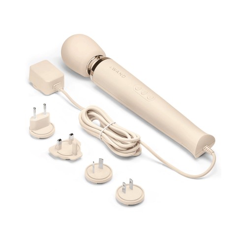 Masajeador Vibrante Le Wand Plug-In Crema