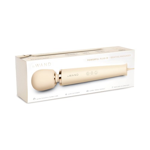 Le Wand Plug-In Vibrating Massager Cream