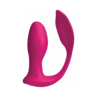 Pipedream Double Ecstasy Dual Stimulation Vibrator Red