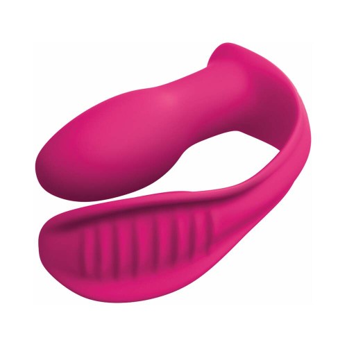 Pipedream Doble Éxtasis Vibrador Estimulación Dual Rojo