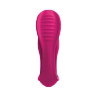 Pipedream Double Ecstasy Dual Stimulation Vibrator Red