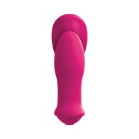 Pipedream Double Ecstasy Dual Stimulation Vibrator Red