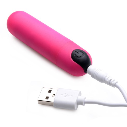 BANG! Vibrating Bullet with Remote Control Pink