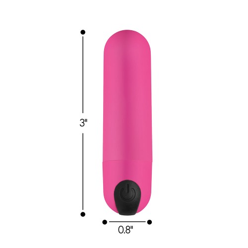 BANG! Vibrating Bullet with Remote Control Pink