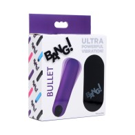 BANG Remote Controlled Vibrating Bullet Purple