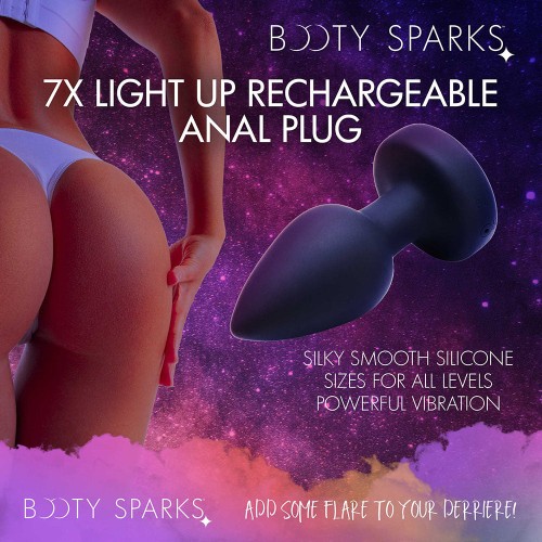 Booty Sparks Medium Anal Plug with Remote Control