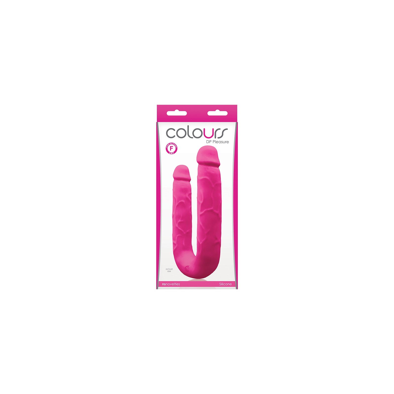 Dildo Doble Pene Colours DP Pleasure - Rosa