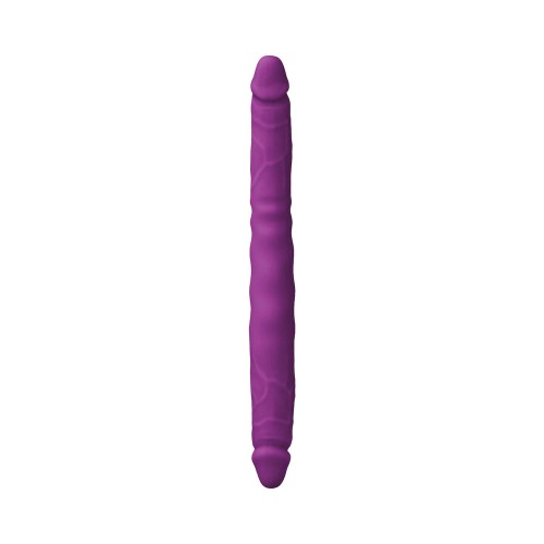 Dildo Doble Placer de 12 in. Colores Morado