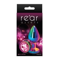 Rear Assets Metal Anal Plug Medium - Colorful Pleasure