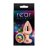 Rear Assets Rose Gold Anal Plug Medium