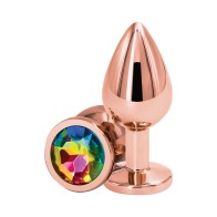 Plug Anal Mediano Rose Gold Rear Assets