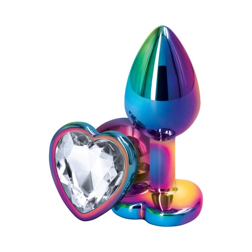 Rear Assets Heart Shaped Metal Plug for Playful Pleasure