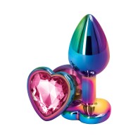 Plug Corazón de Metal Rear Assets Pequeño Multicolor/Rosa