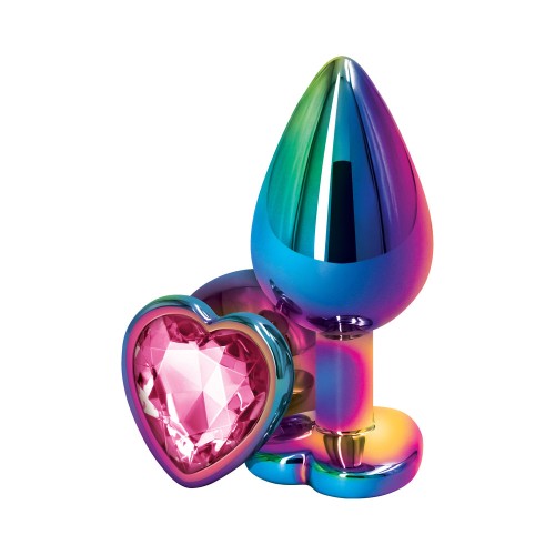 Rear Assets Metal Heart Plug - Medium Size Seduction