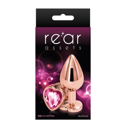 Rose Gold Heart Plug - Elegant Design and Comfort