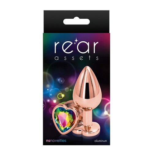 Medium Rose Gold Heart Anal Plug