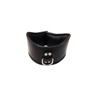 Collar de Postura Rouge con D-Ring - Cuero BDSM de Primera Calidad