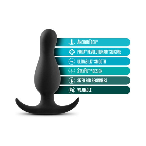 Anal Adventures Platinum Silicone Curve Plug