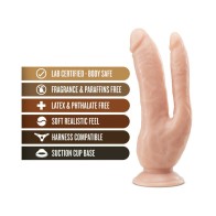 Dr. Skin Dildo Realista de 8 Pulgadas DP Cock Beige