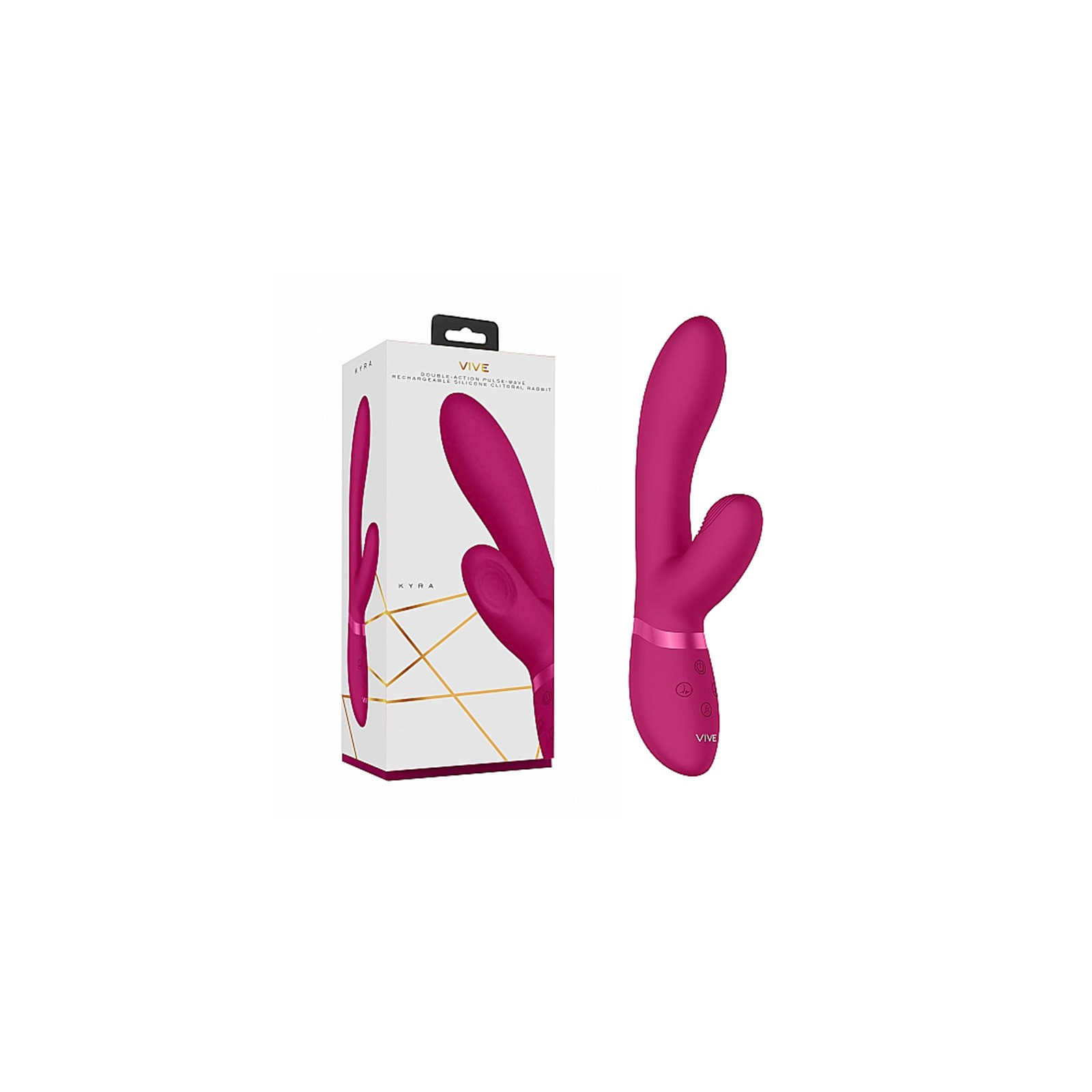 Vibrador Conejito Recargable VIVE KYRA Rosa