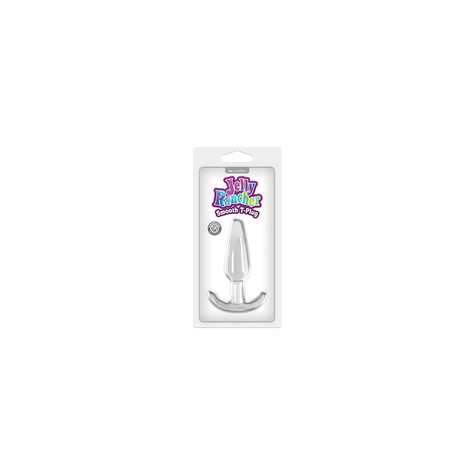 Jelly Rancher Smooth T-Plug Clear - Comfortable Exploration