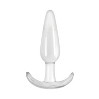 Jelly Rancher Smooth T-Plug Clear - Comfortable Exploration