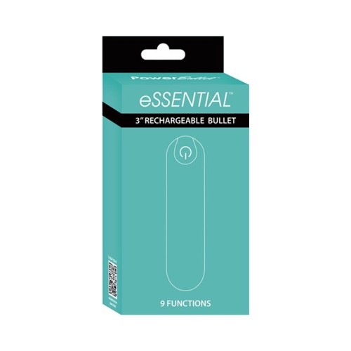 Vibrador Bullet Recargable eSSENTIAL de 3 pulgadas