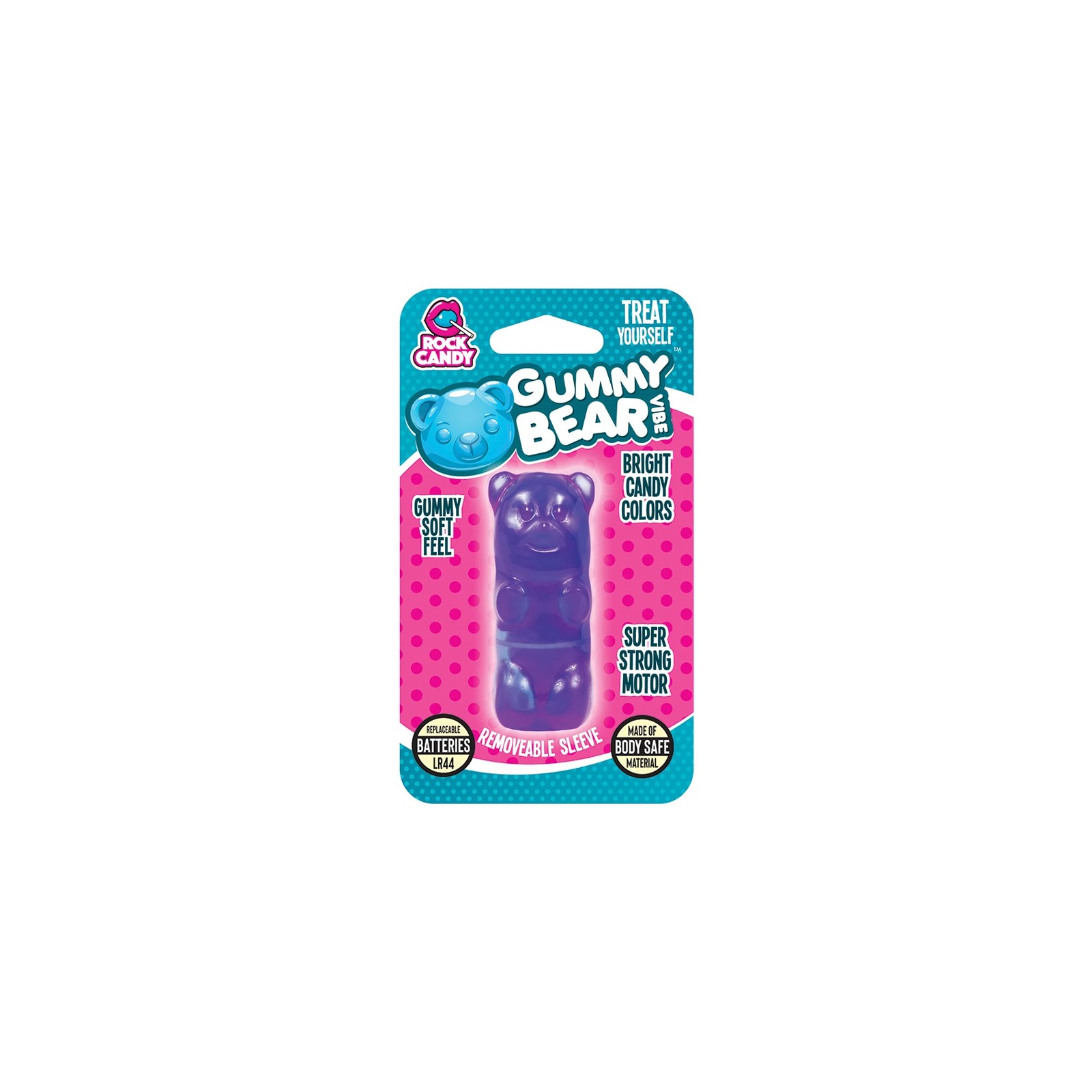 Vibrador GUMMY BEAR - MORADO