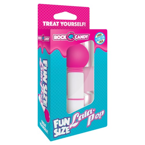 FUN SIZE LALA POP Pink Mini Vibrating Wand