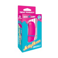 Pink Jelly Bean Bullet Vibrator for External Stimulation