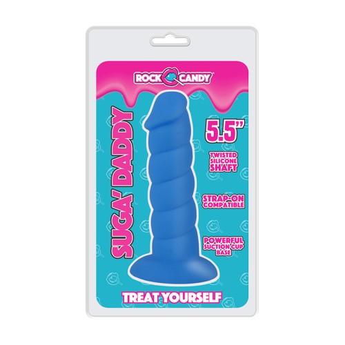 SUGA-DADDY 5.5 Inch Blue - Premium Silicone Toy