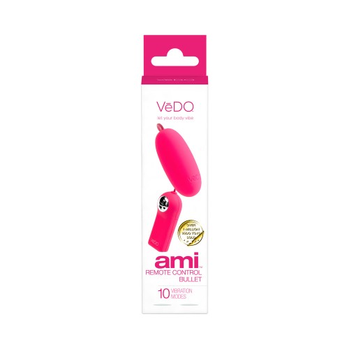 Vedo Ami Remote Control Bullet Foxy Pink