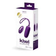 Bullet Recargable Insertable Vedo Kiwi - Púrpura Intenso