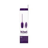 Bullet Recargable Insertable Vedo Kiwi - Púrpura Intenso