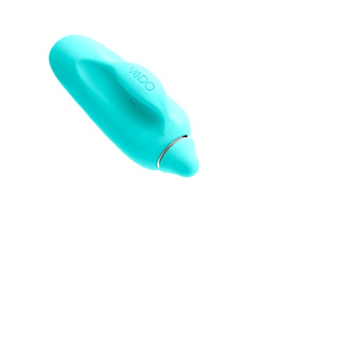 Vedo Vivi Rechargeable Finger Vibe Tease Me Turquoise - Elevate Your Pleasure