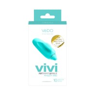 Vedo Vivi Rechargeable Finger Vibe Tease Me Turquoise - Elevate Your Pleasure