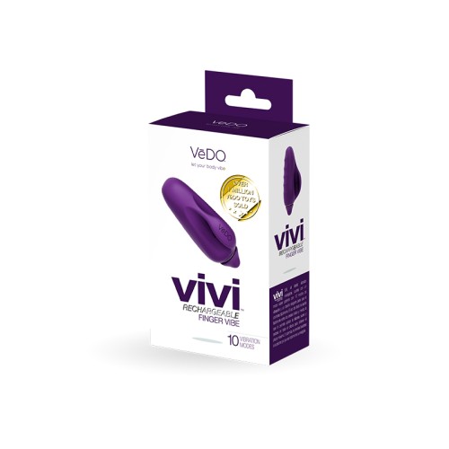 Vedo Vivi Rechargeable Finger Vibe - Purple