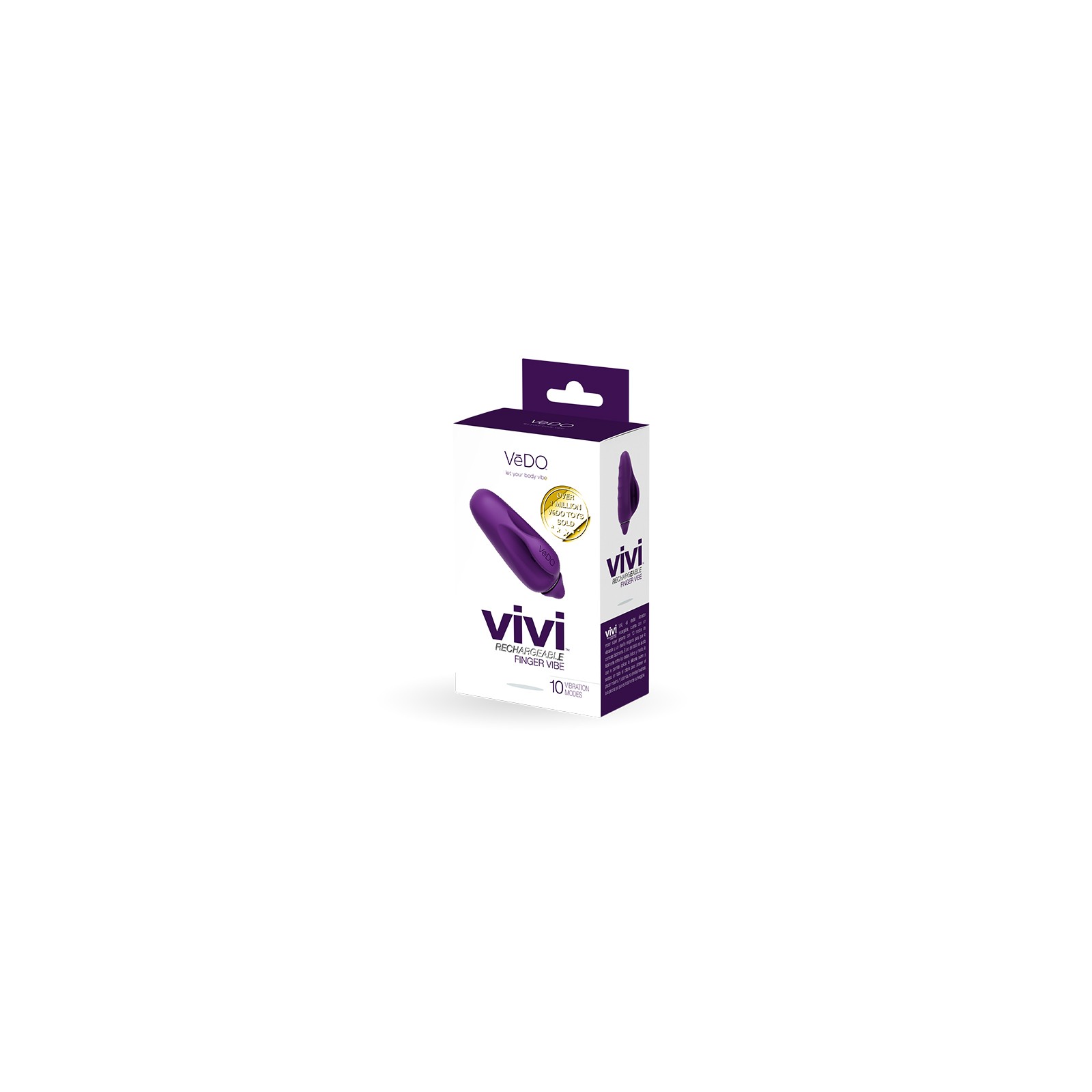 Vedo Vivi Rechargeable Finger Vibe - Purple