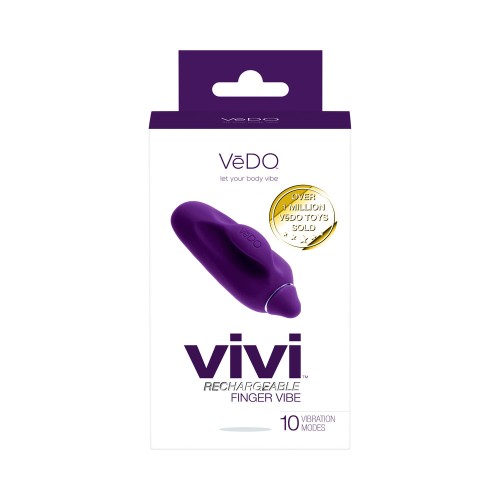 Vedo Vivi Rechargeable Finger Vibe - Purple