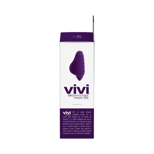 Vedo Vivi Rechargeable Finger Vibe - Purple