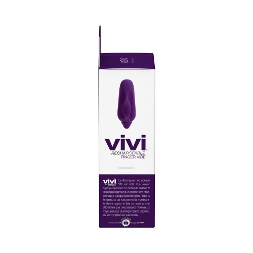 Vedo Vivi Rechargeable Finger Vibe - Purple