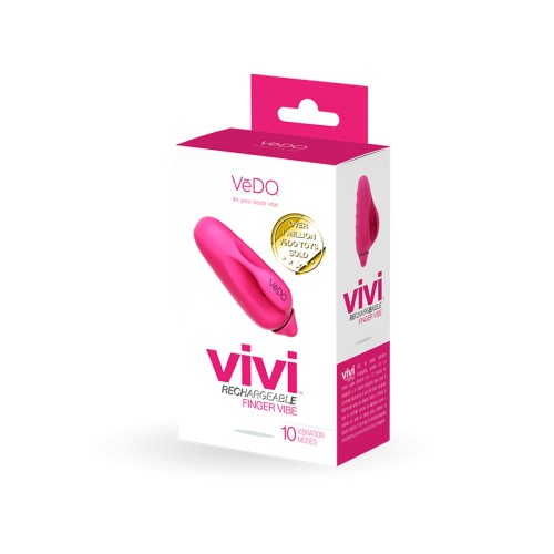 Vedo Vivi Vibrador de Dedo Rosa Chic