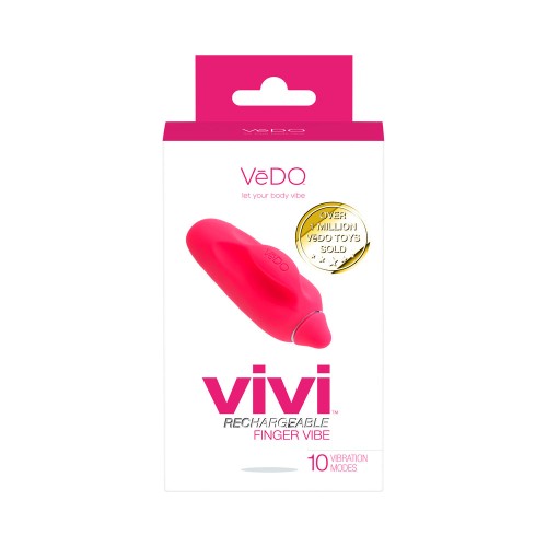 Vedo Vivi Vibrador de Dedo Rosa Chic