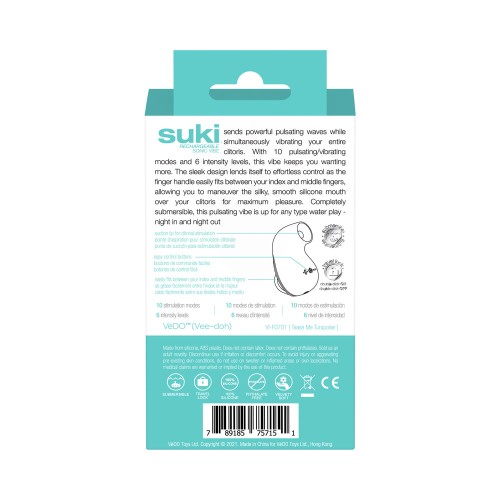 Vedo Suki Sonic Suction Vibrator - Rechargeable & Compact